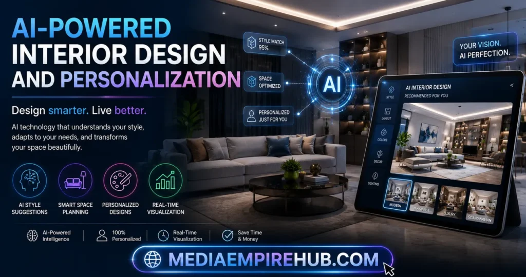 AI-Powered Interior Design and Personalization