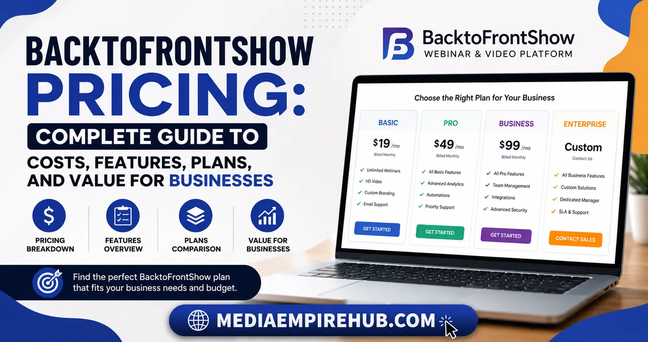 BacktoFrontShow Pricing