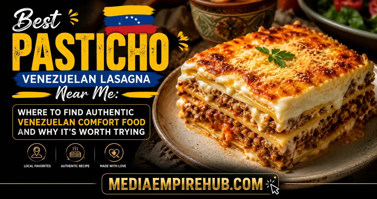Best Pasticho Venezuelan Lasagna Near Me