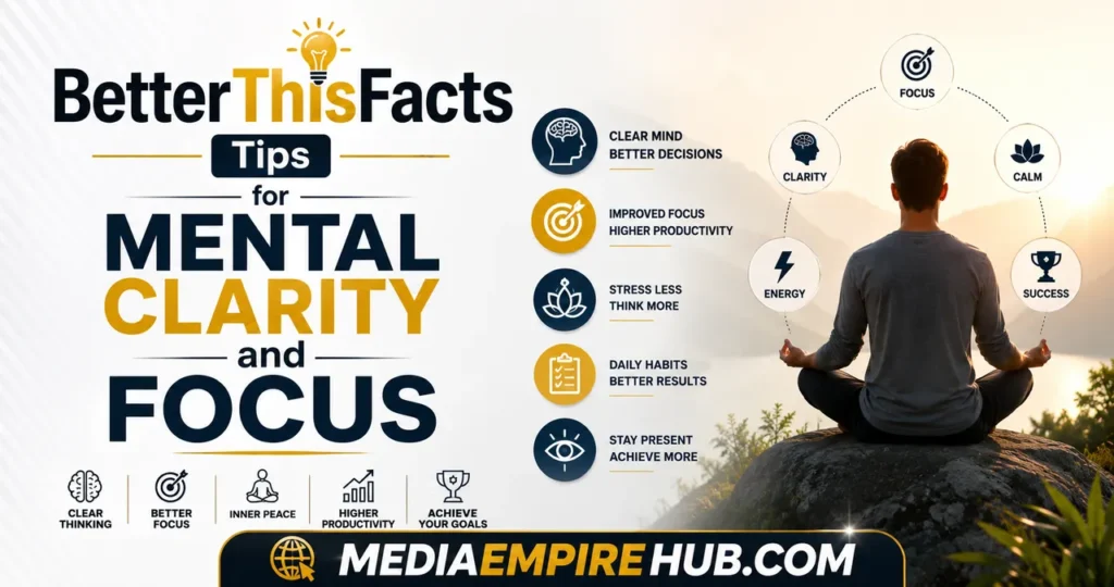 BetterThisFacts Tips for Mental Clarity and Focus