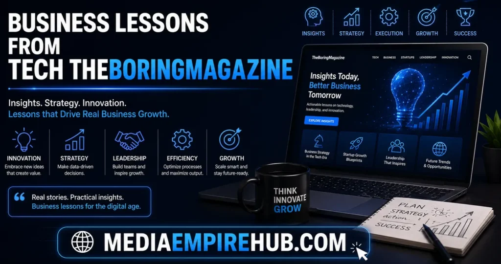 Business Lessons From Tech TheBoringMagazine
