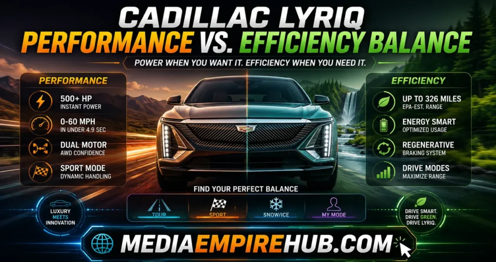 Cadillac Lyriq Performance vs. Efficiency Balance