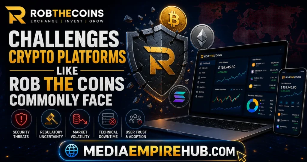 Challenges Crypto Platforms Like RobTheCoins Commonly Face