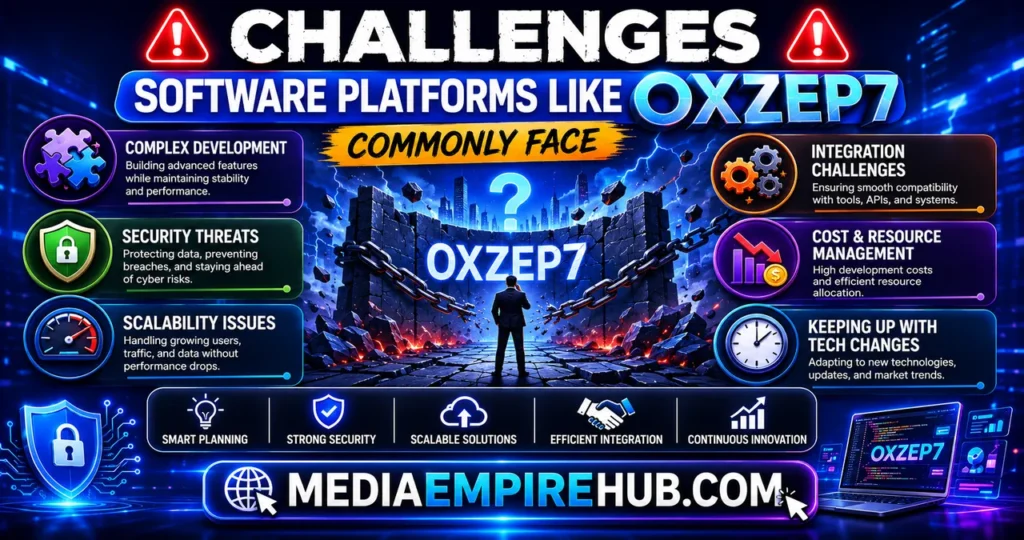 Challenges Software Platforms Like Oxzep7 Commonly Face