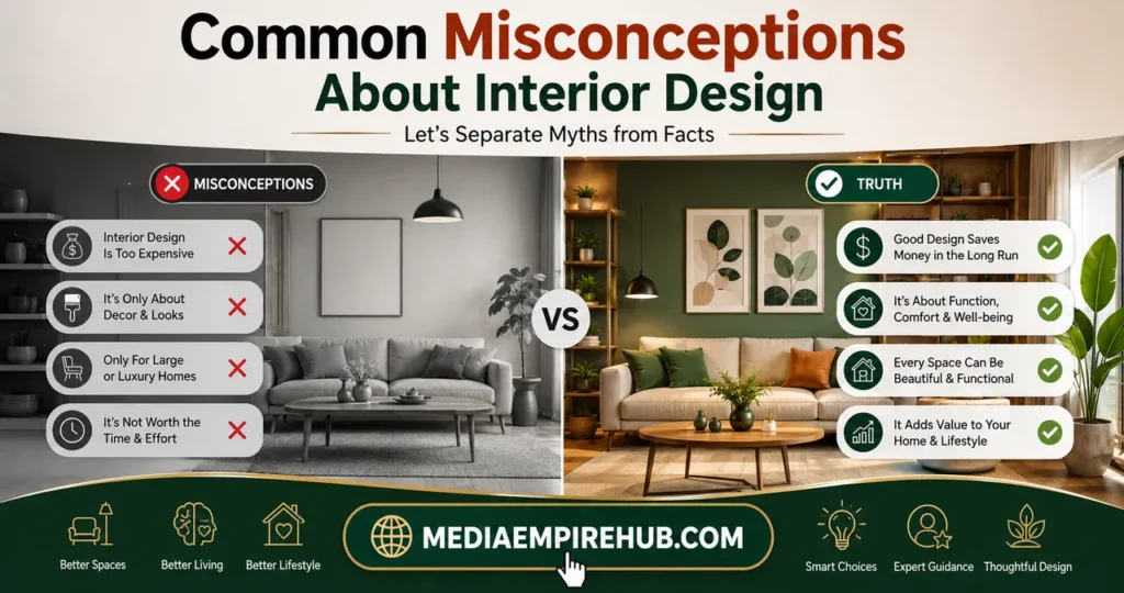 Common Misconceptions About Interior Design