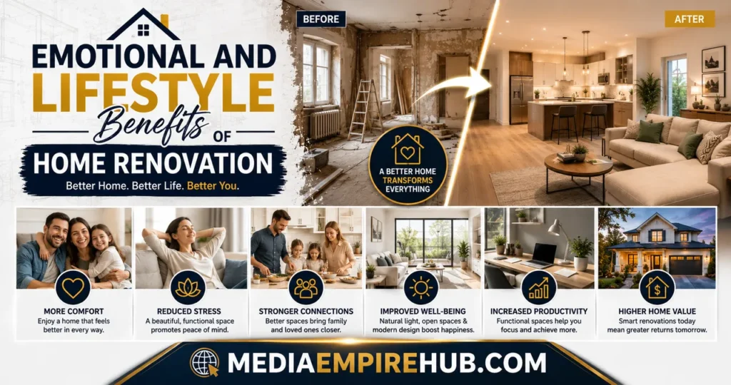 Emotional and Lifestyle Benefits of Home Renovation
