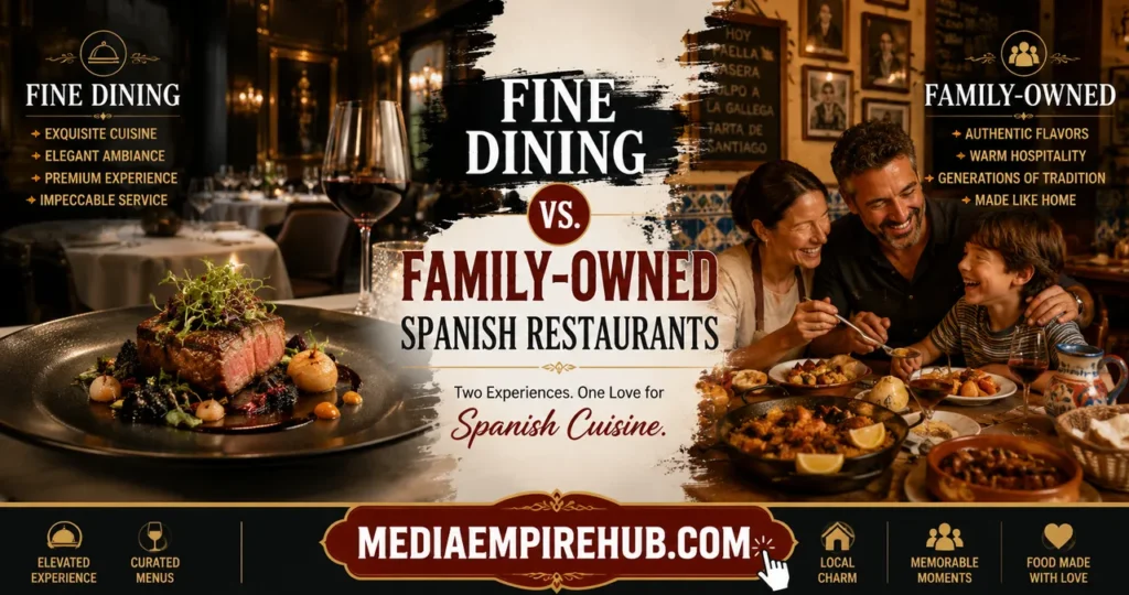 Fine Dining vs. Family-Owned Spanish Restaurants