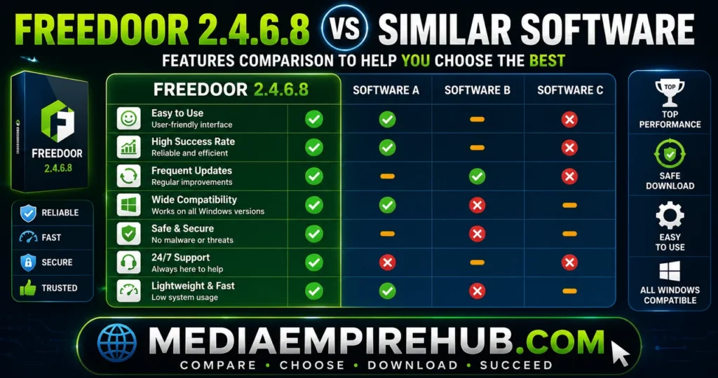 Freedoor2.4.6.8 vs Similar Software