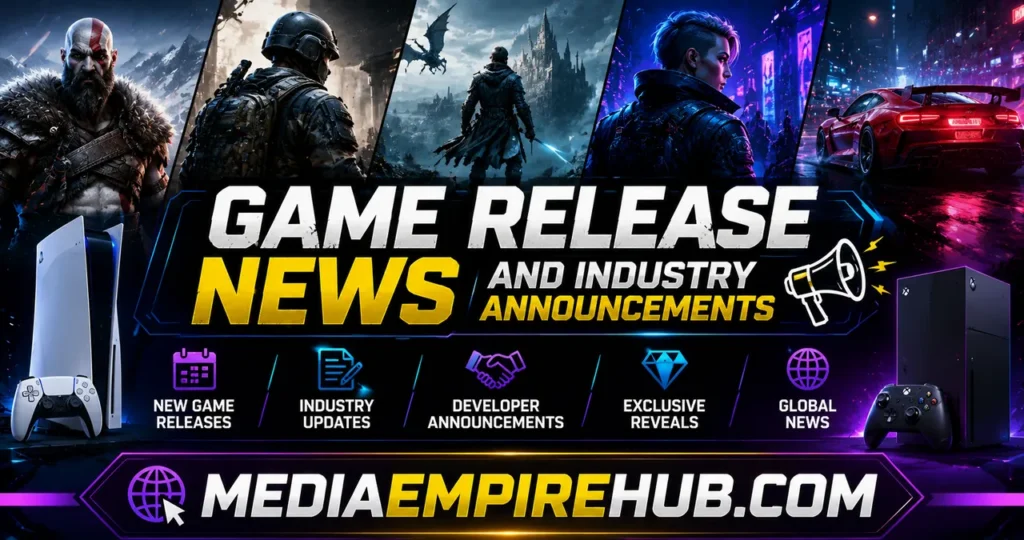 Game Release News and Industry Announcements