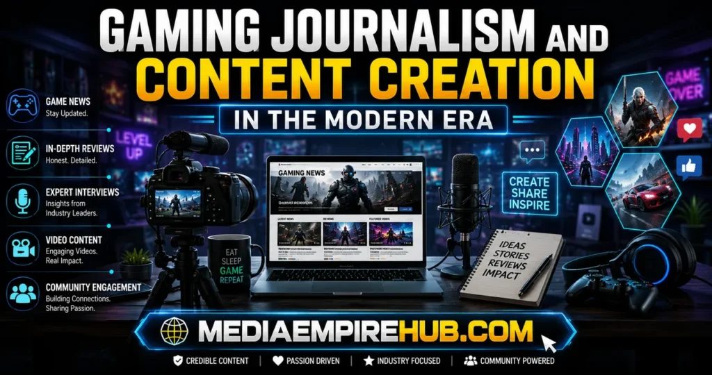 Gaming Journalism and Content Creation in the Modern Era