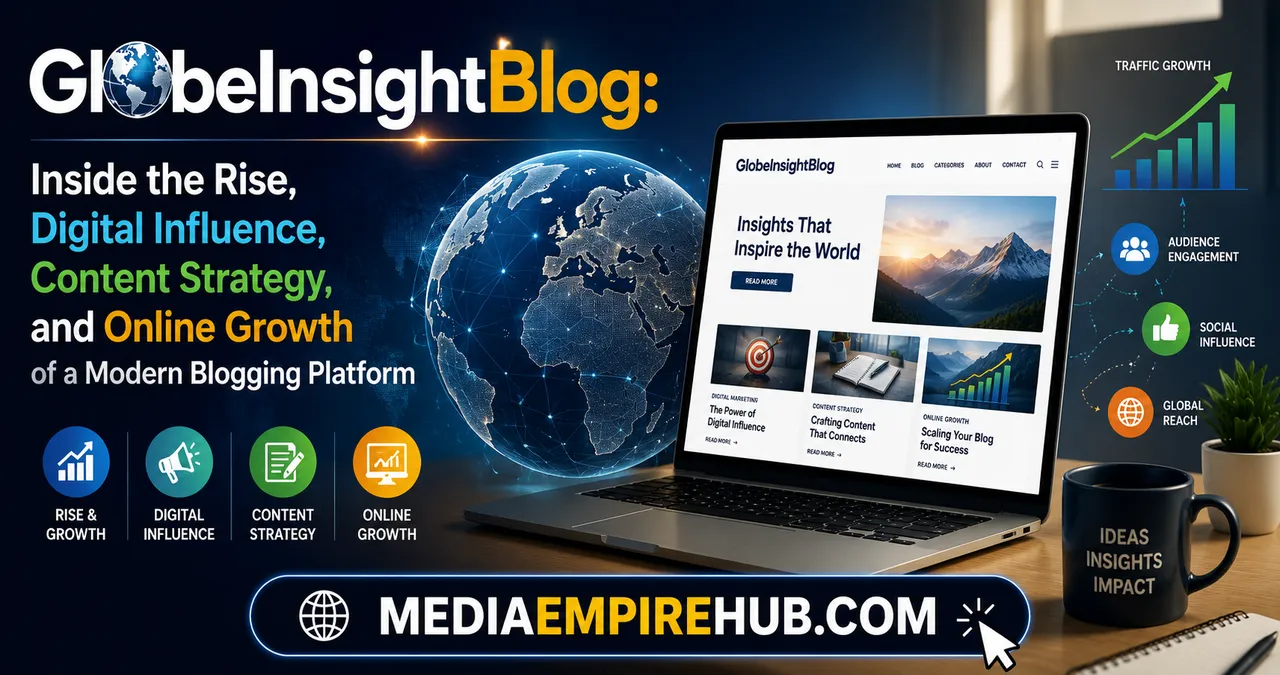 GlobeInsightBlog: Inside the Rise, Digital Influence, Content Strategy, and Online Growth of a Modern Blogging Platform