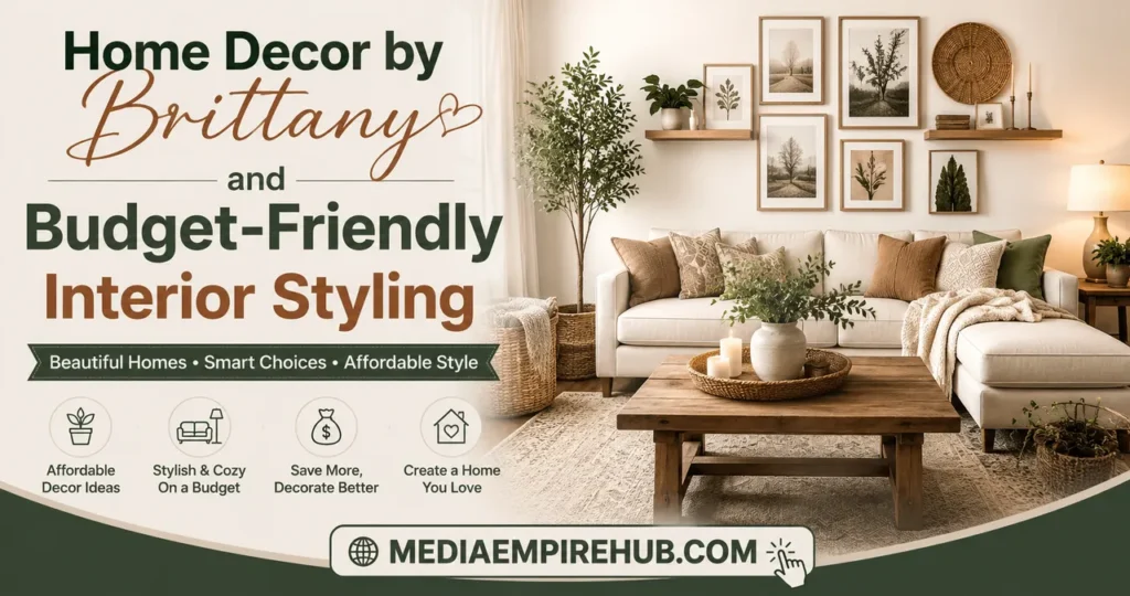 Home Decor by Brittany and Budget-Friendly Interior Styling