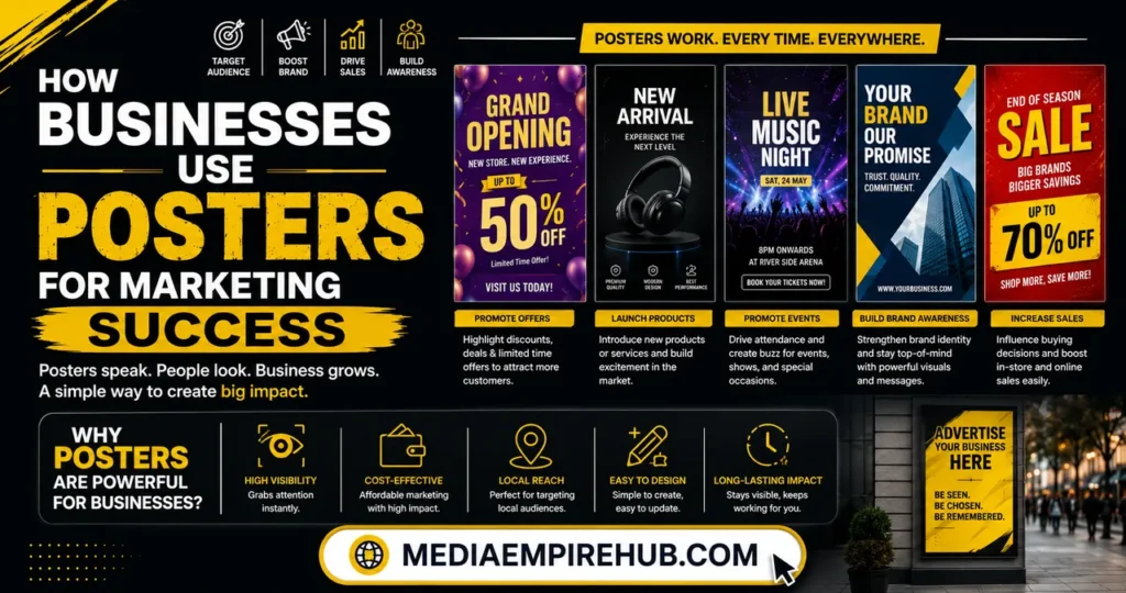 How Businesses Use Posters for Marketing Success