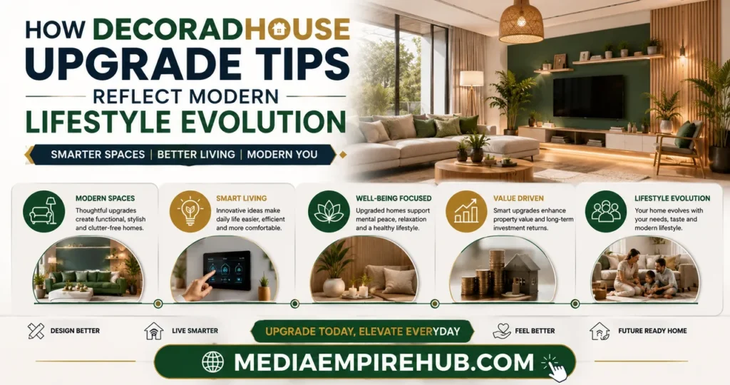 How DecoradHouse Upgrade Tips Reflect Modern Lifestyle Evolution