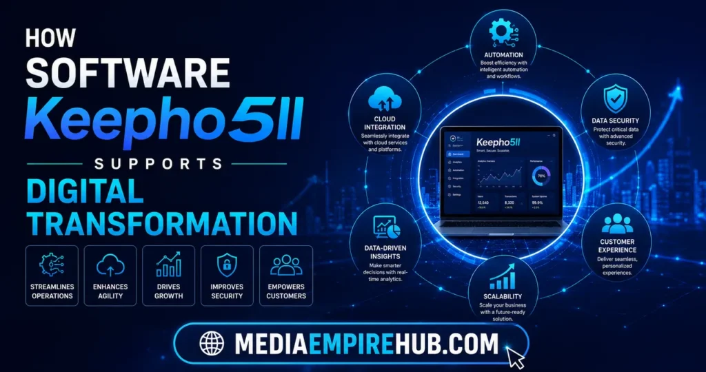 How Software Keepho5ll Supports Digital Transformation