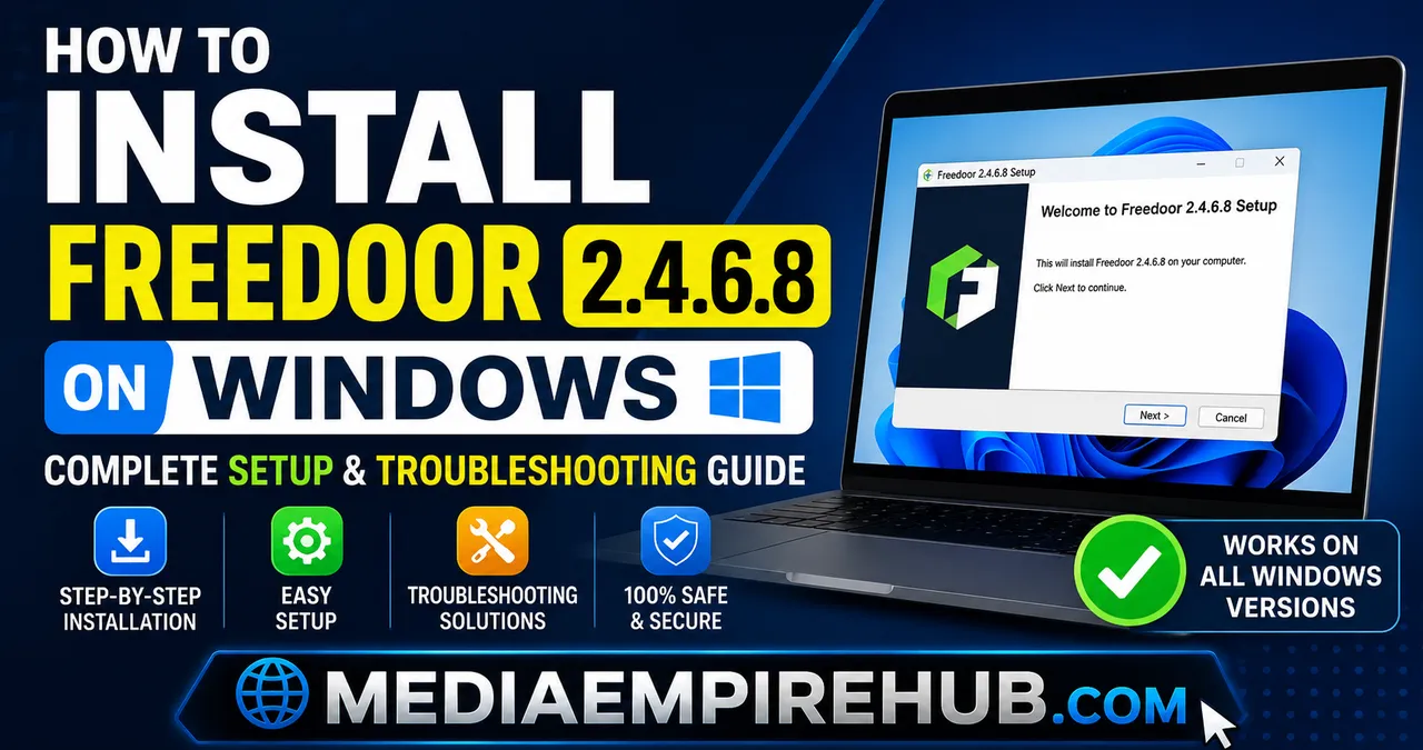 How to Install Freedoor2.4.6.8