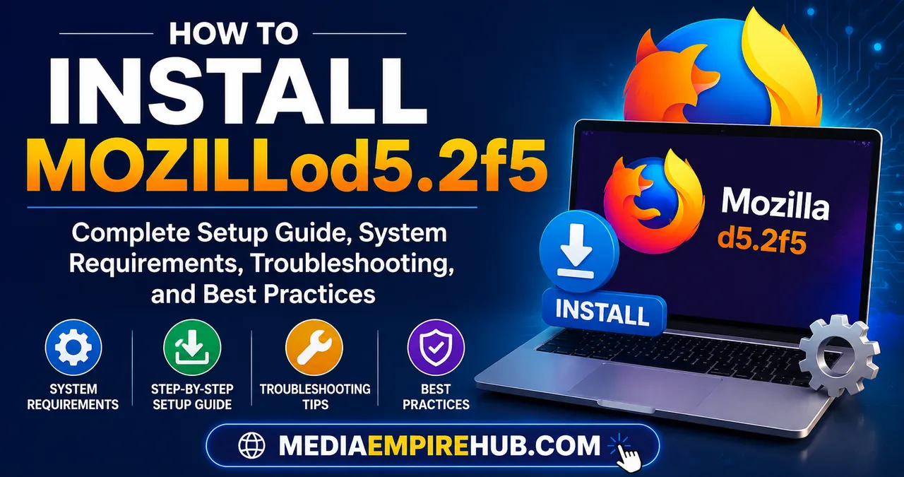 How to Install Mozillod5.2f5