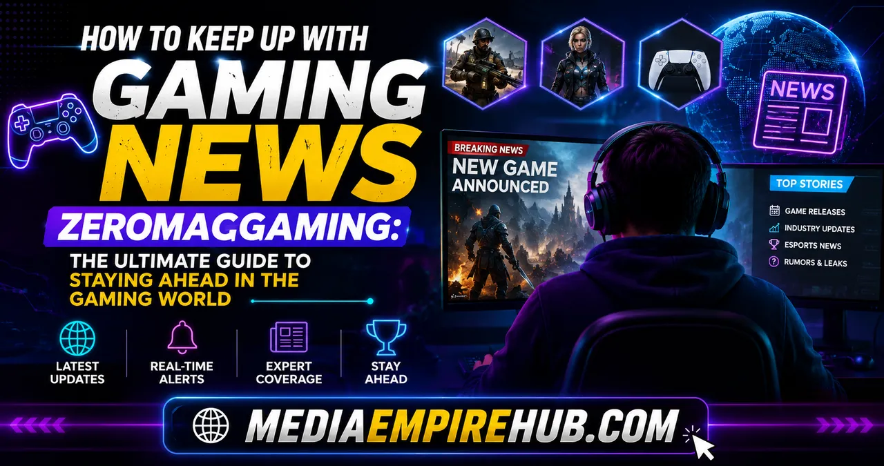 How to Keep Up With Gaming News Zeromaggaming