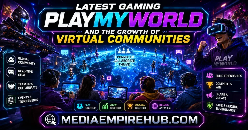Latest Gaming PlayMyWorld and the Growth of Virtual Communities