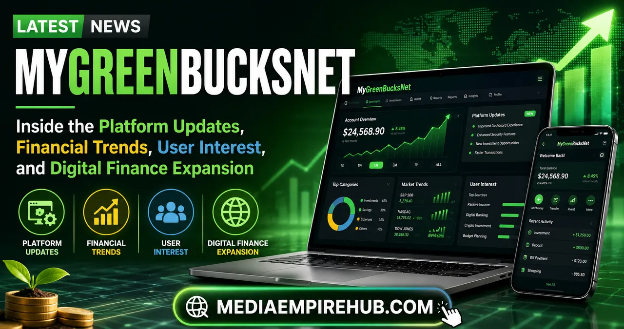 Latest News MyGreenBucksNet