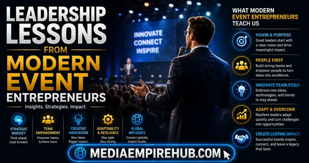 Leadership Lessons From Modern Event Entrepreneurs