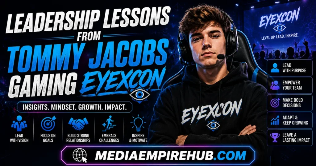 Leadership Lessons From Tommy Jacobs Gaming Eyexcon