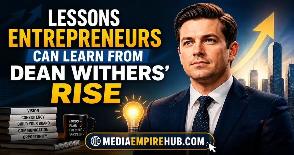 Lessons Entrepreneurs Can Learn From Dean Withers’ Rise