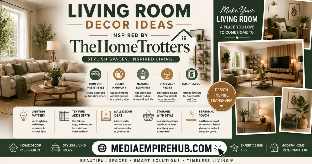 Living Room Decor Ideas Inspired by TheHomeTrotters