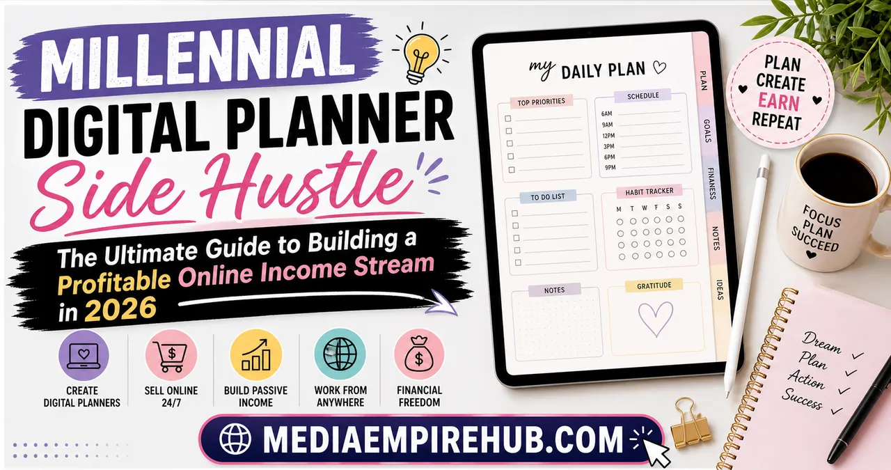 Millennial Digital Planner Side Hustle