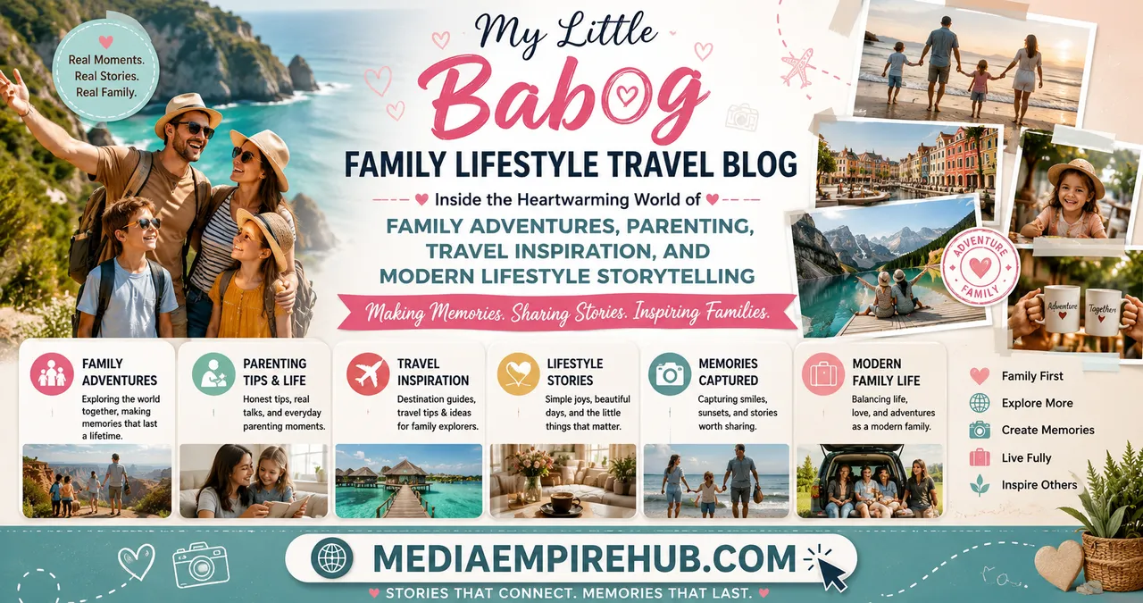 My Little Babog Family Lifestyle Travel Blog: Inside the Heartwarming World of Family Adventures, Parenting, Travel Inspiration, and Modern Lifestyle Storytelling