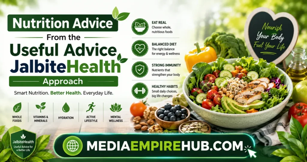 Nutrition Advice From the Useful Advice JalbiteHealth Approach