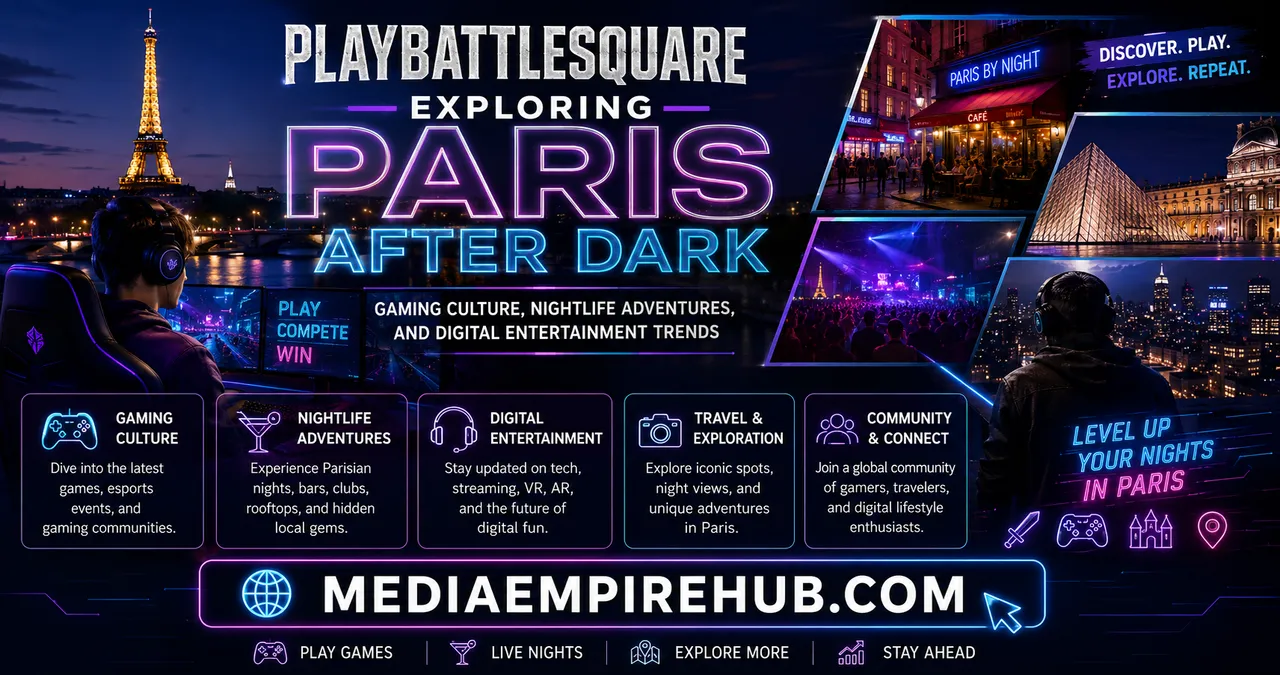 PlayBattleSquare Exploring Paris After Dark