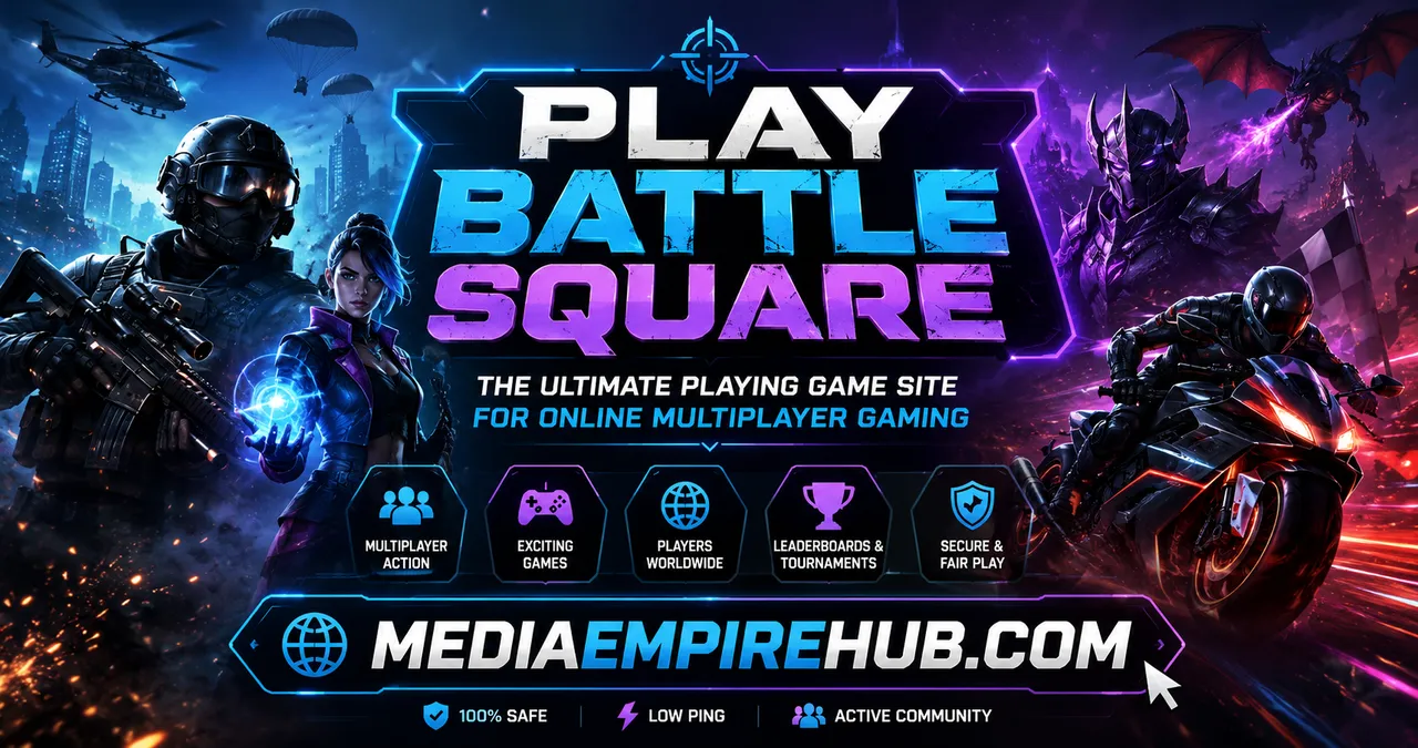 Playing Game Site PlayBattleSquare