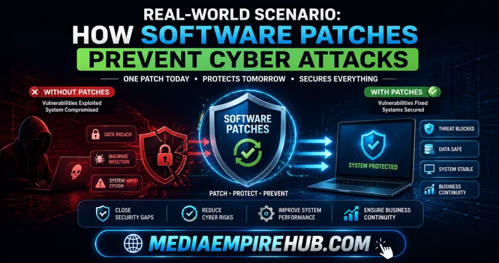 Real-World Scenario How Software Patches Prevent Cyber Attacks