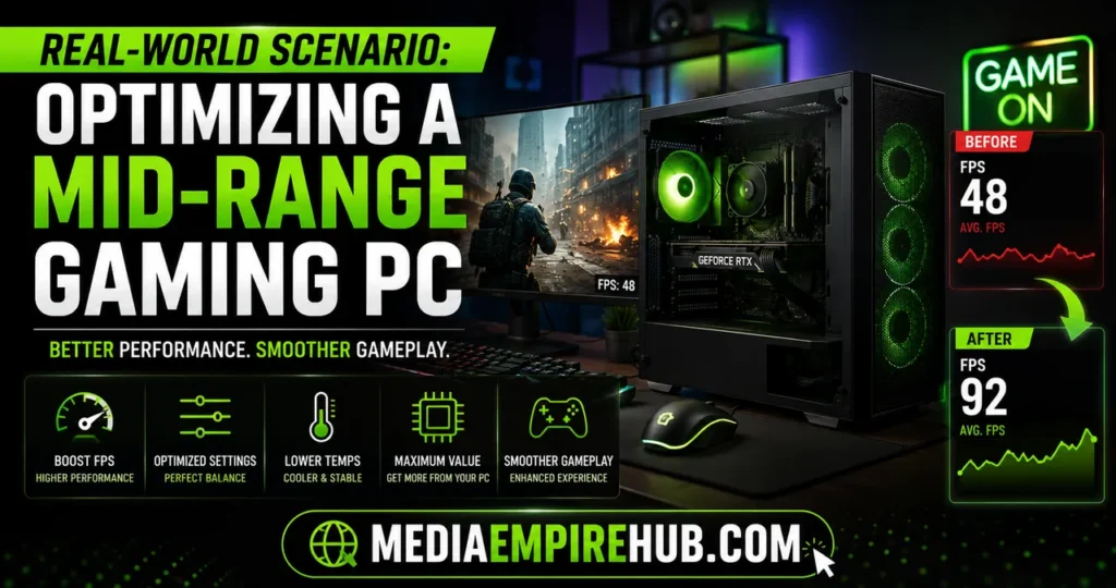 Real-World Scenario Optimizing a Mid-Range Gaming PC
