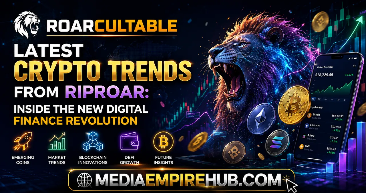 RoarCultable Latest Crypto Trends From RipRoar