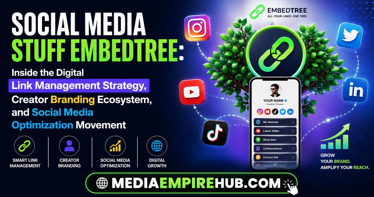 Social Media Stuff EmbedTree: Inside the Digital Link Management Strategy, Creator Branding Ecosystem, and Social Media Optimization Movement