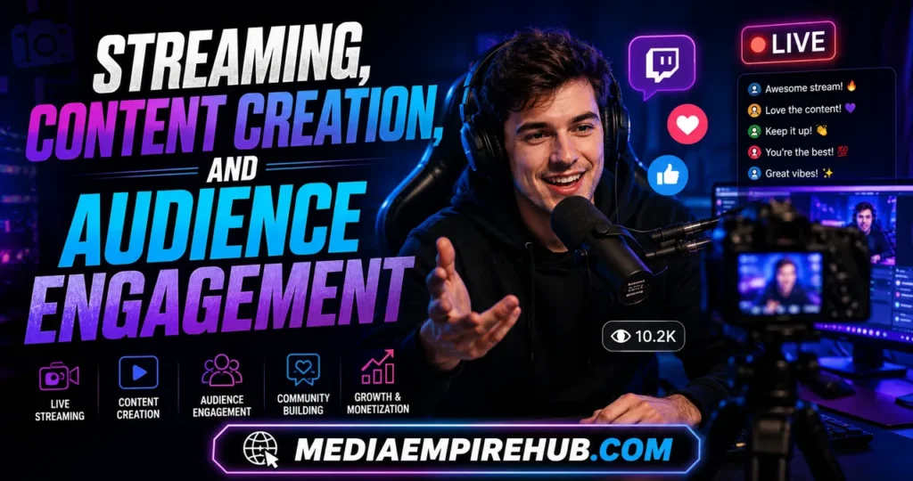Streaming, Content Creation, and Audience Engagement