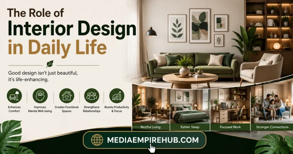 The Role of Interior Design in Daily Life