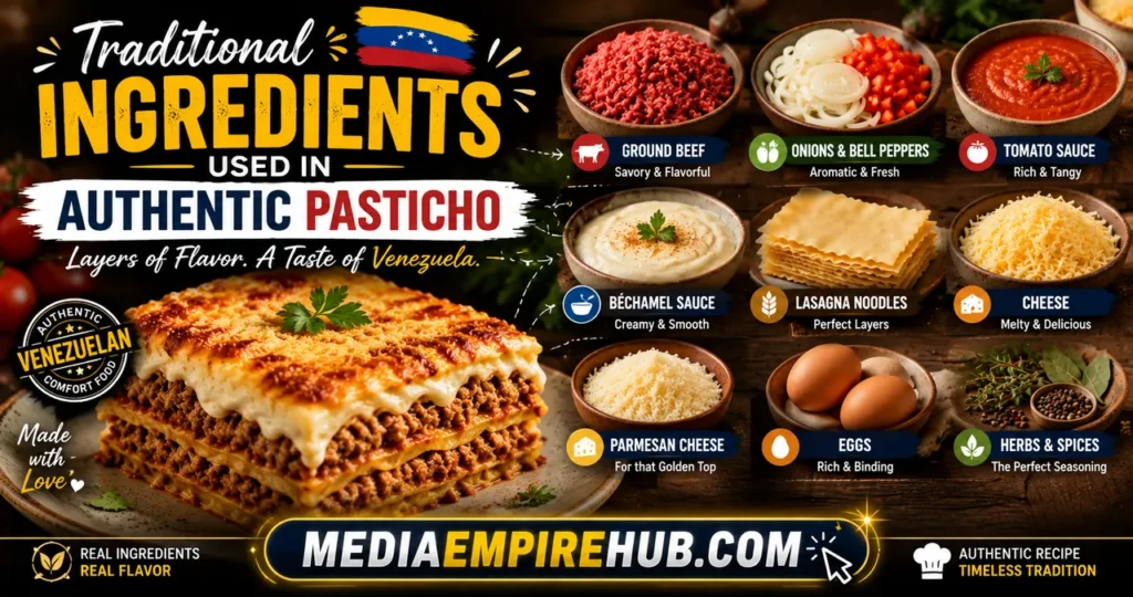 Traditional Ingredients Used in Authentic Pasticho