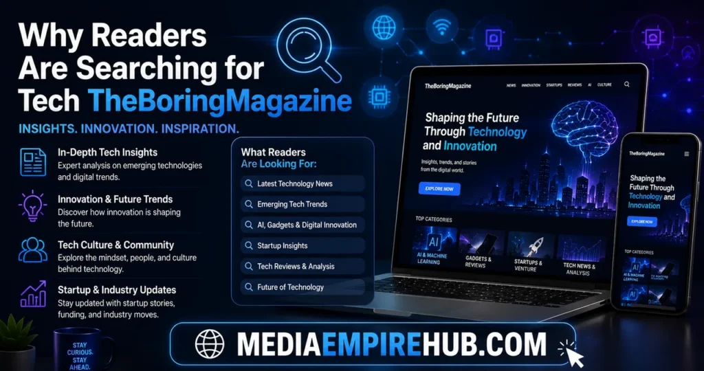 Why Readers Are Searching for Tech TheBoringMagazine