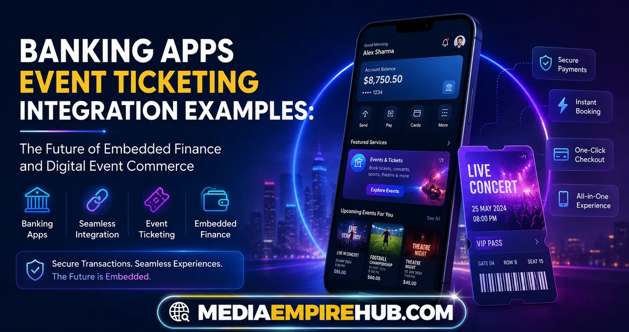 Banking Apps Event Ticketing Integration Examples