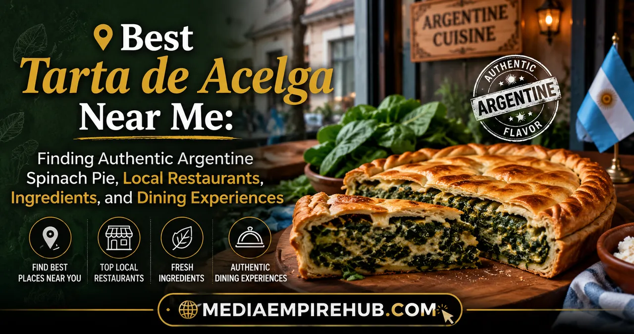 Best Tarta de Acelga Near Me: Finding Authentic Argentine Spinach Pie, Local Restaurants, Ingredients, and Dining Experiences