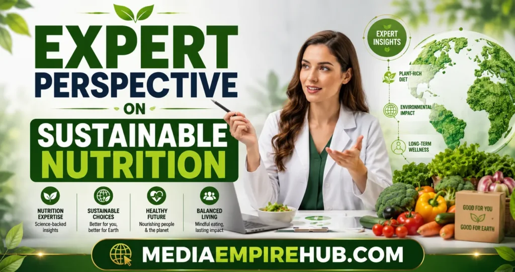 Expert Perspective on Sustainable Nutrition