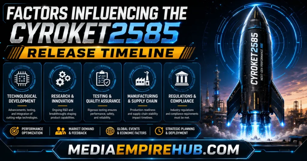 Factors Influencing the Cyroket2585 Release Timeline