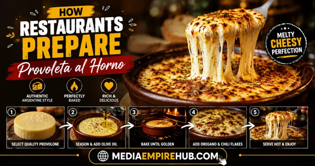 How Restaurants Prepare Provoleta al Horno