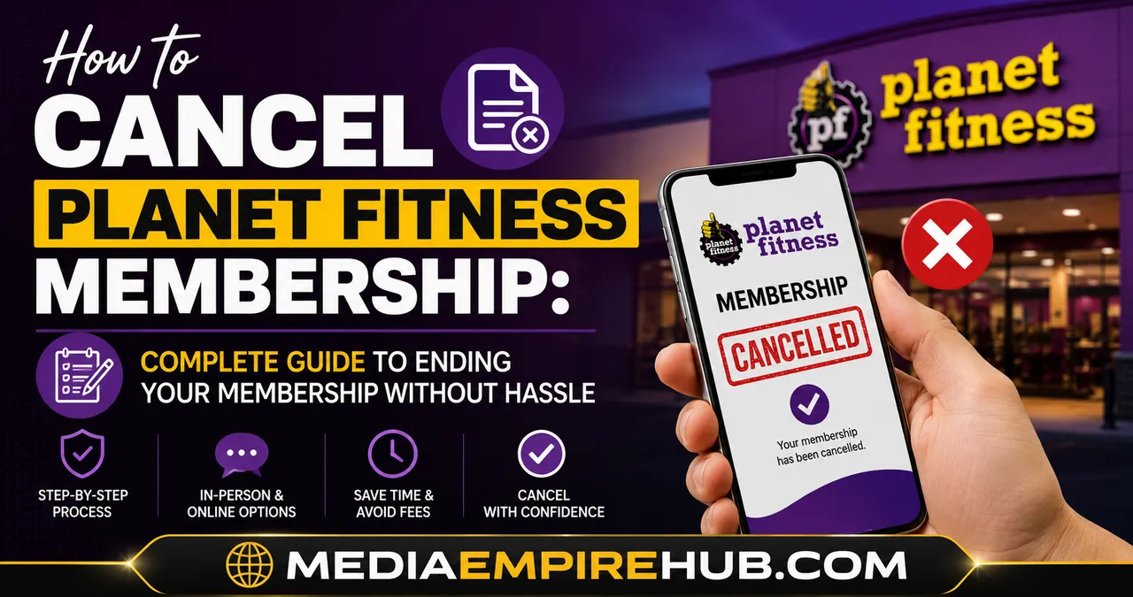How to Cancel Planet Fitness Membership