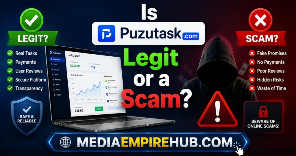 Is Puzutask com Legit or a Scam