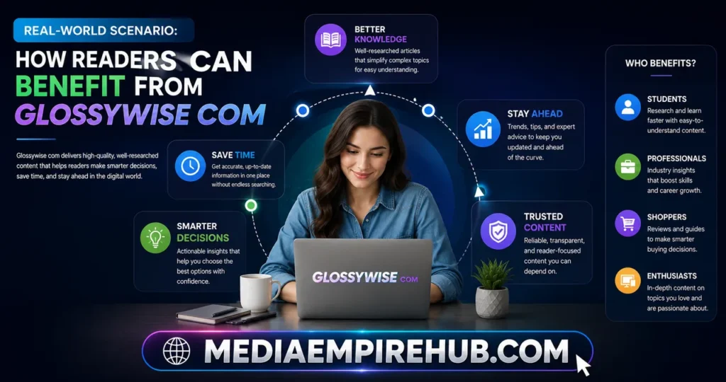 Real-World Scenario How Readers Can Benefit From Glossywise com