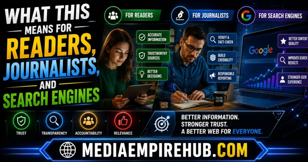 What This Means for Readers, Journalists, and Search Engines